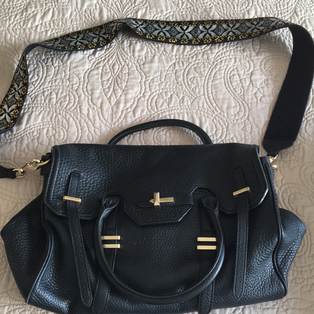 Rebecca Minkoff bag with guitar strap
